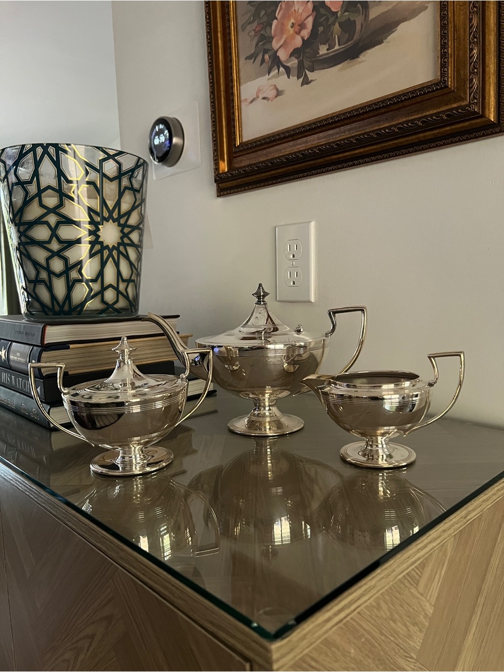 Forbes Silver Plate Co. Tea Set (3)